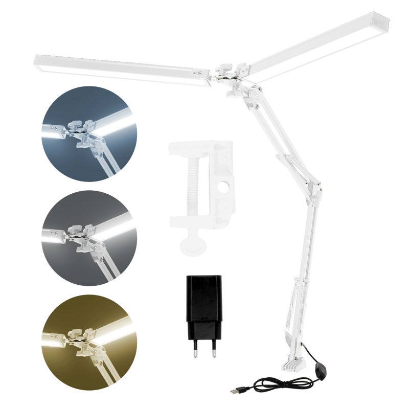 Lampka biurkowa LED Kobi 28W 3cct biała 1szt.