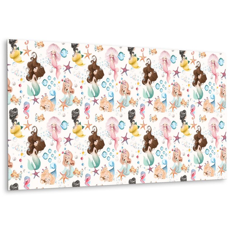 Panel samoprzylepny Tulup 100x50 cm Wzór małej syreny 1 szt.
