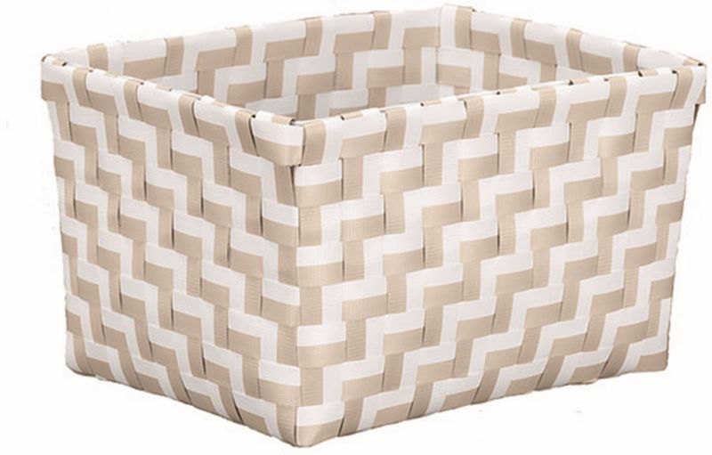 Koszyk łazienkowy Kleine Wolke Double beżowy wodoodporny, organizer 33x23x17 cm 1 szt.