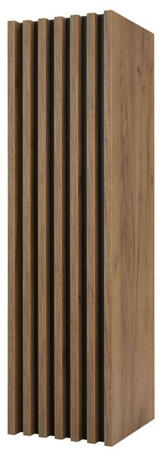 Słupek łazienkowy wysoki Deftrans Line 34,3 cm dąb złoty