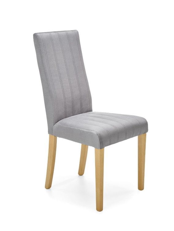 Krzesło Halmar tapicerowane DIEGO 3 VELVET jasnoszare 1 szt