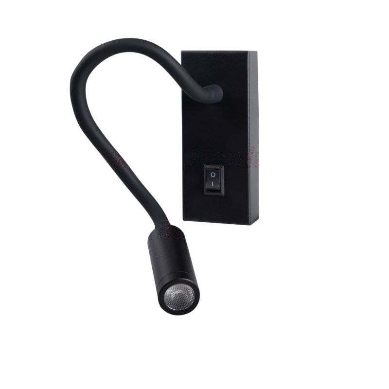 Kinkiet ścienny Kanlux Tonil czarny LED 3.3W 3000K 145lm IP20 wym: 121 x 5,1 x 37 cm - 1 szt.