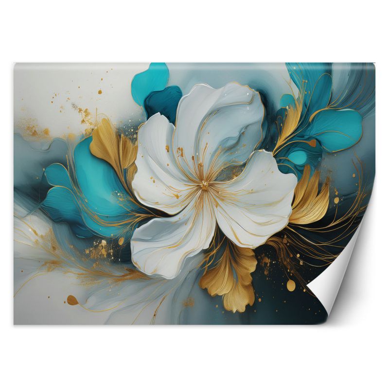 Fototapeta Feeby Abstrakcja Kwiat Turkusowy 250x175 1 szt