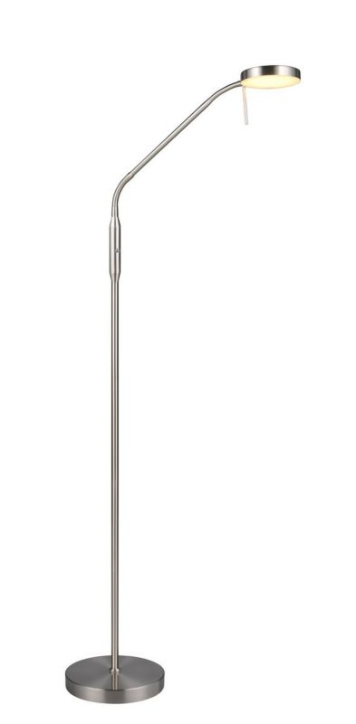 Lampa podłogowa stojąca RL Moreno nikiel mat LED 3W 2700-6000K 300lm do czytania wym: 160 x 22 x 22 cm - 1 szt.