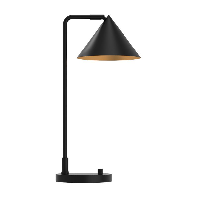 Lampa stołowa Alora Mood Remyck matowy czarny 1 x E27 x 60W IP20 wym: 51 x 19.7 x 26.7 cm metal - 1 szt.
