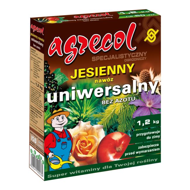 Nawóz jesienny uniwersalny Agrecol 1,2 kg bez azotu