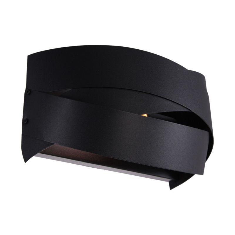 Kinkiet ścienny Zuma Line Tornado czarny 1 x E14 x 40W IP20 wym: 15 x 25 cm - 1 szt.