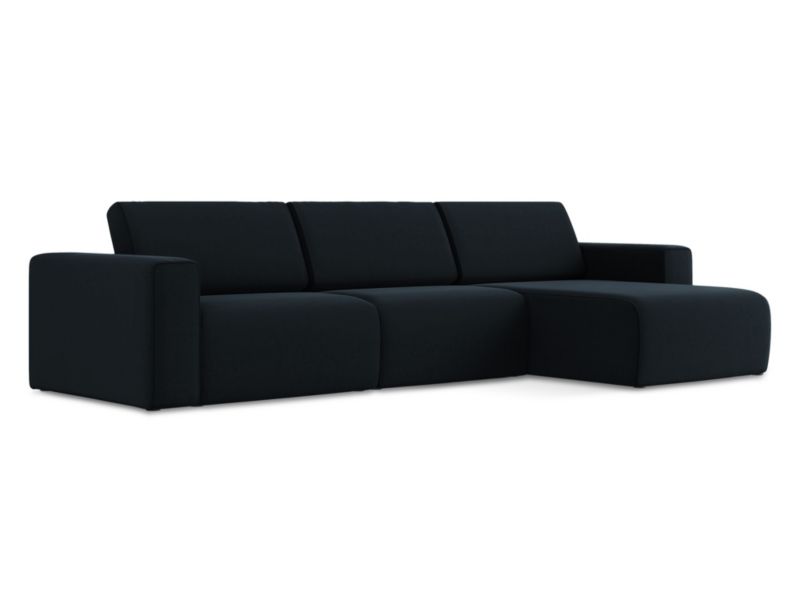 Modułowa sofa 4-osobowa LaMiaSofa CASERTA z tkaniny welwetowej 314x167 cm królewski niebieski 1 szt.