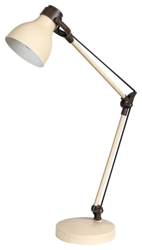 Lampa biurkowa Rabalux Carter beżowa 1 x E14 x 11W IP20 wym: 58 x 31 x 31 cm metal - 1 szt.