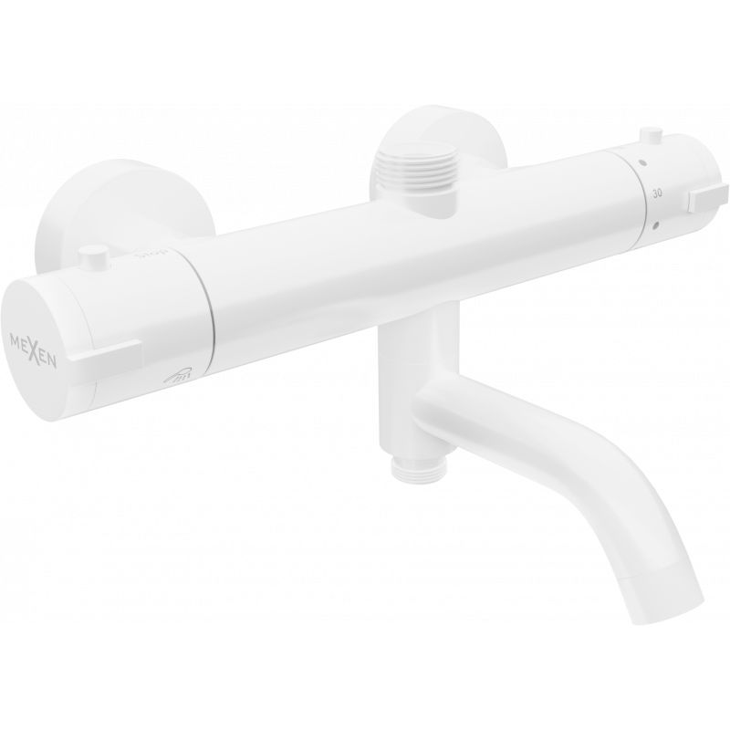 Termostatyczna bateria wannowo-prysznicowa Mexen Kai biała 1 szt.
