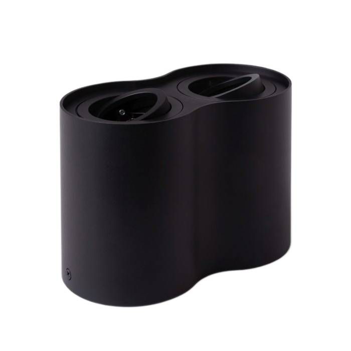 Spot oprawa sufitowa Ecolight Spot czarny 2 x GU10 x 35W IP20 wym: 12,5 x 17,5 x 9,5 cm - 1 szt.