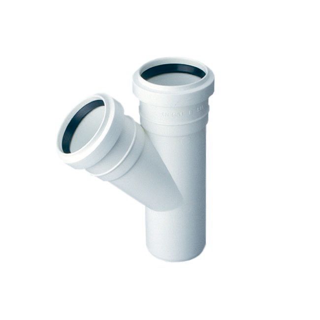 Trójnik kanalizacyjny Pipelife 67° 40 / 40 mm