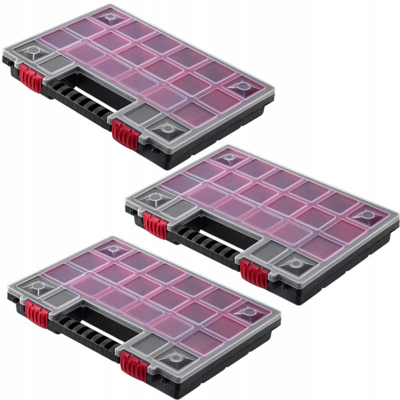 Organizer KADAX Pojemnik Warsztatowy 18 szuflad 3szt