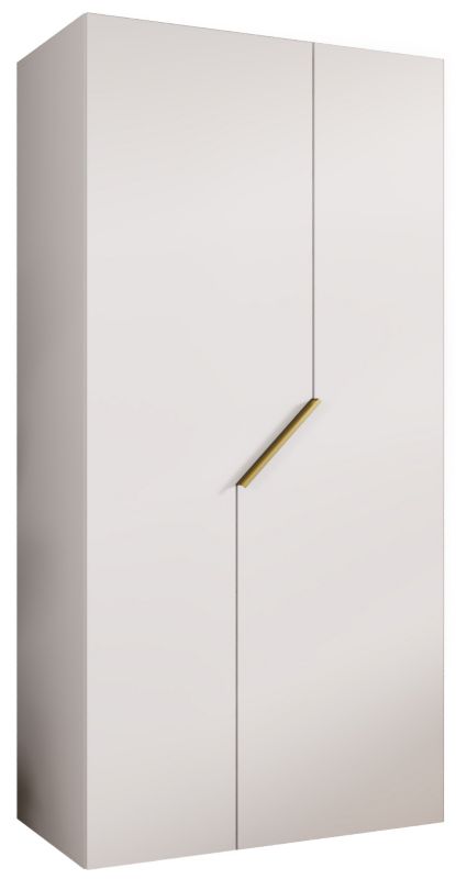 Szafa uchylna otwierana Abiks ANDREW 1 100 wys 202 cm Biały + Złoty 1 szt.