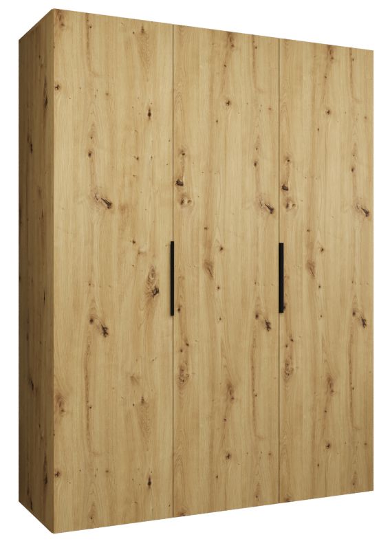 Szafa uchylna Abiks MARBELLA 1 150 wys 202 cm Artisan + Czarny 1 szt