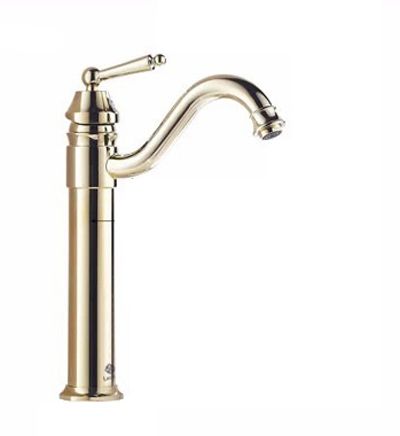 Bateria umywalkowa Lauferi LEDA mosiężna stojąca złota retro 1 szt.