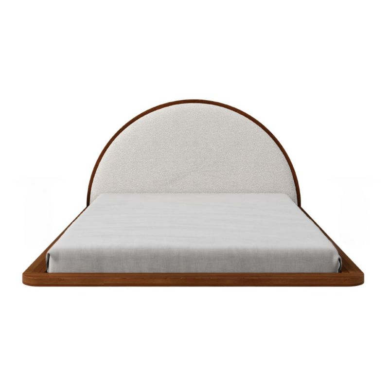 Łóżko lewitujące bukowe MOMOKO 120x200 orzech 1 szt.