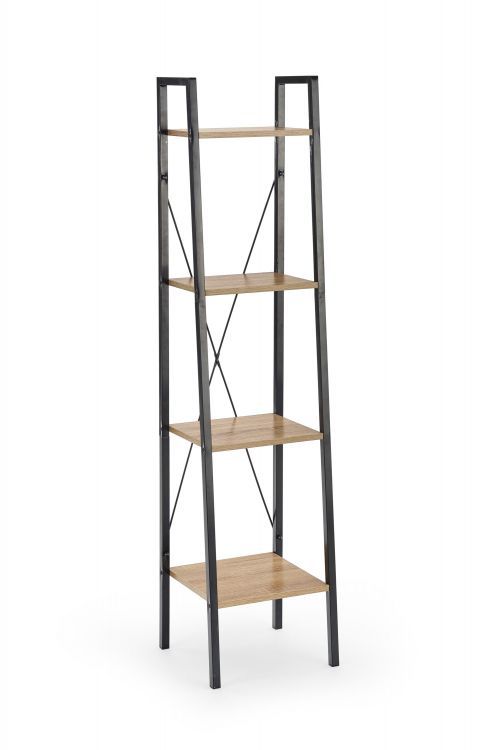 Regał Halmar NARVIK REG1 dąb sonoma/czarny 1 szt