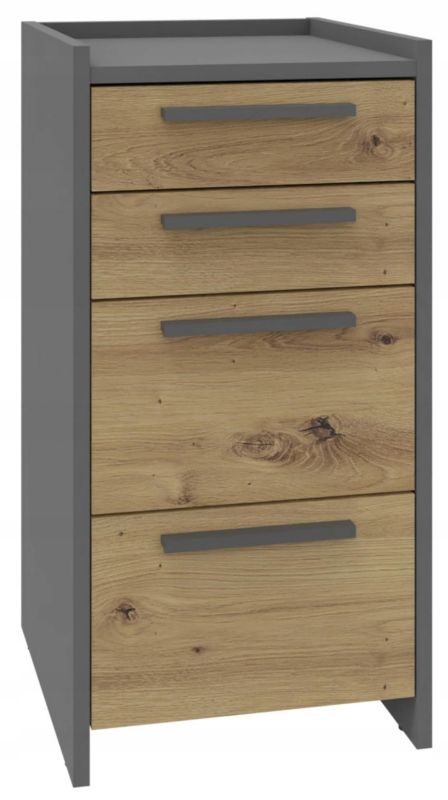 Komoda Matkam szafka ALTIVO 2SW2SN artisan-antracyt 1 szt.