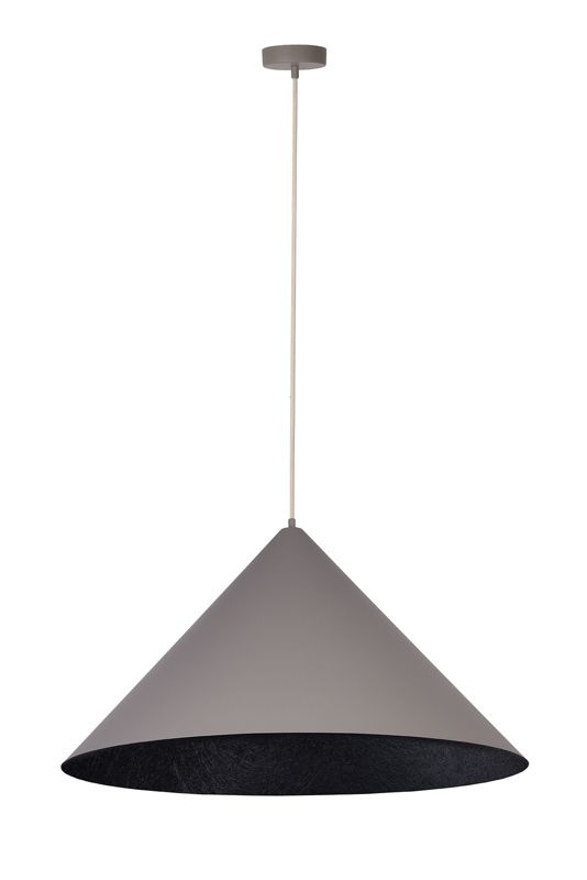 Lampa wisząca Sigma Lighting Vesuvio 9402 taupo-czarna nowoczesna 1xE27 x 1 szt.