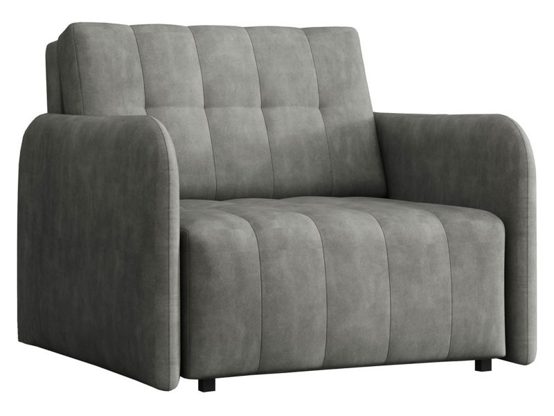 Kanapa rozkładana MIRJAN 24 Viva Grand I ciemnoszary zamsz 1 szt.