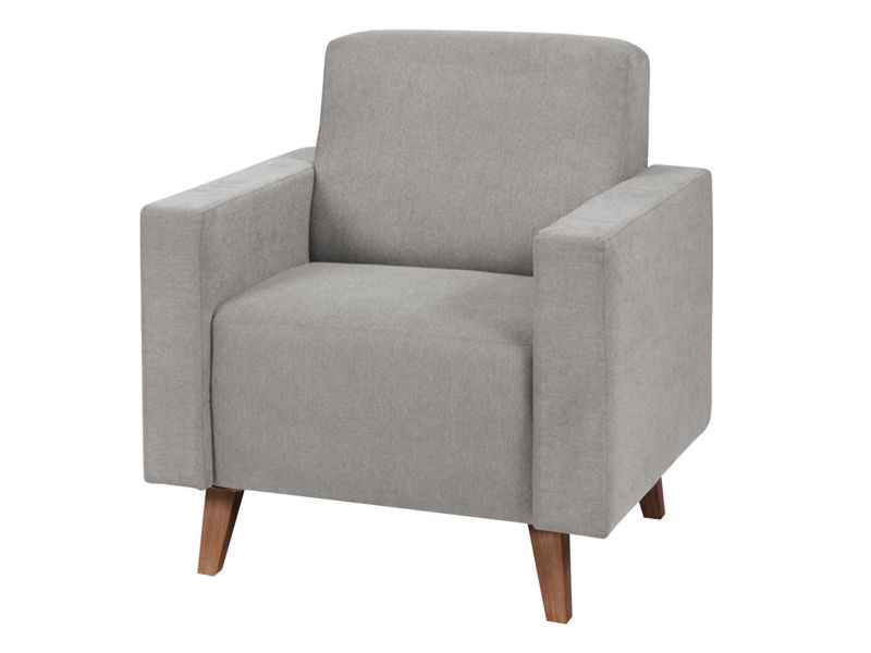 Fotel MIRJAN 24 Oviedo szary + san remo ciemny 1 szt.