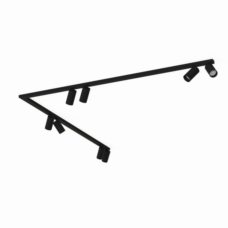 Spot Nowodvorski Lighting Mono czarny 8 x GU10 x 10W IP20 wym: 165 x 165 cm - 1 szt.