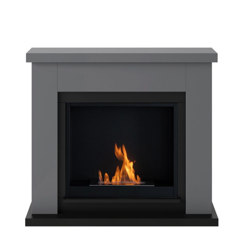 Biokominek portalowy z MDF TAGU Frode szary lakierowany - 1 szt