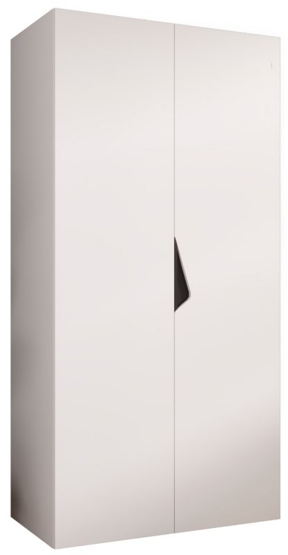 Szafa uchylna otwierana Abiks SANDI 1 100 wys 202 cm Biały + Czarny 1 szt.