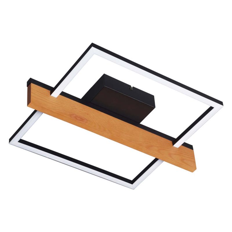 Lampa Sanico Goldlux sufitowa LARYSA 1 LED 11,5W czarna 4000K IP20 - 1 szt.