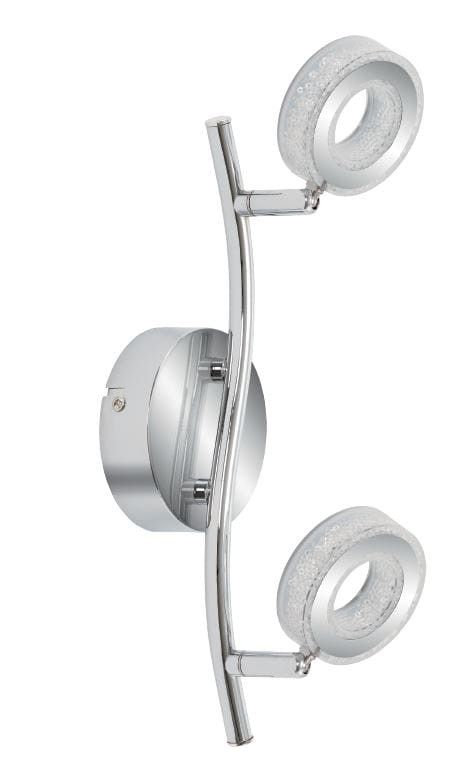 Kinkiet ścienny Candellux Vinola chromowany biały LED 5W IP20 wym: 16 x 34 x 9 cm - 1 szt.