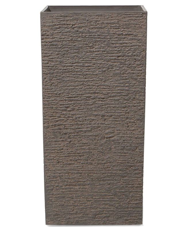 Doniczka 40 x 40 x 81 cm brązowa Gaza 1 szt.