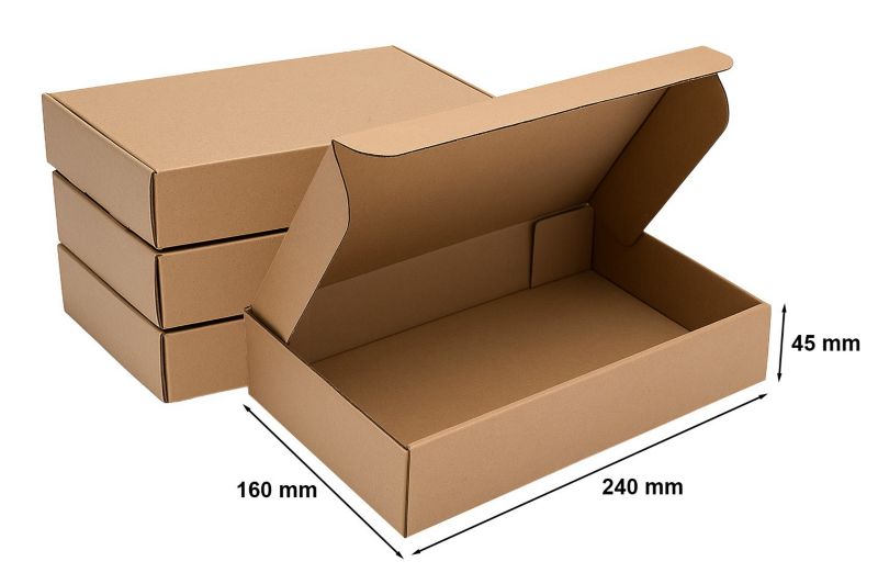 Pakiet Karton Neopak wykrojnikowy 240x160x45mm - 100 szt.