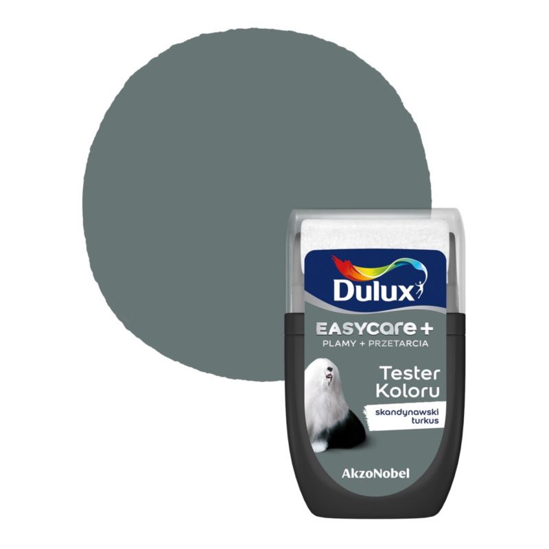 Tester koloru Dulux Easycare plamoodporna skandynawski turkus 30 ml
