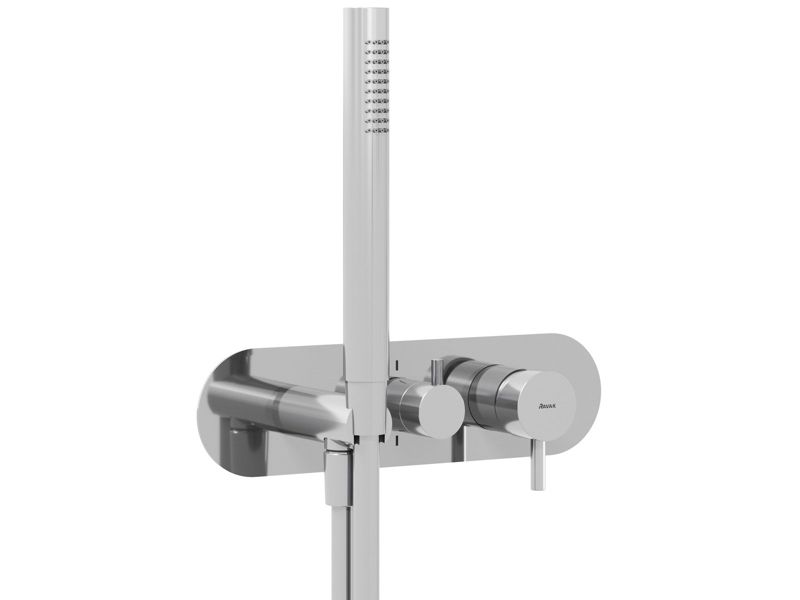 Bateria podtynkowa Ravak Espirit ES 065.00CR do R-box, z przełącznikiem, z zestawem prysznicowym, chrom 1 szt