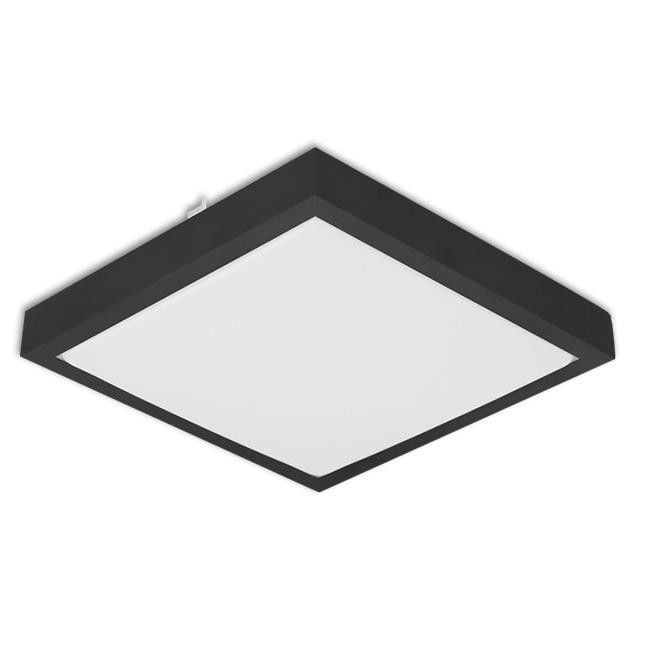 Plafon sufitowy lampa MasterLed Solen czarny 2 x E27 x 40W IP20 wym: 6 x 25 x 25 cm - 1 szt.