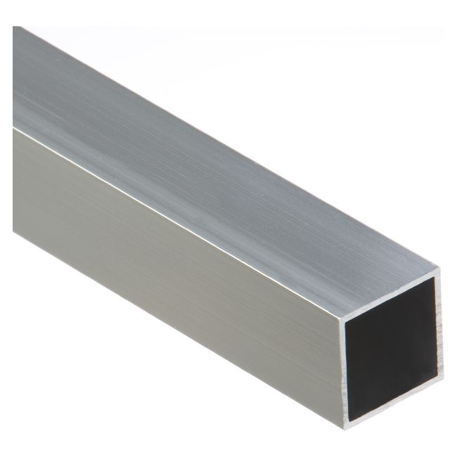 Rura czterokątna Cezar 25 x 25 x 1,5 mm 1 m aluminium naturalne