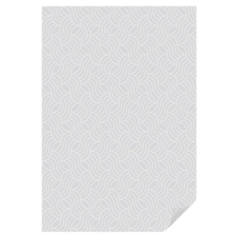 Folia Dekoracyjna na Szybę Tulup 100x146 cm Witraż Samoprzylepny Geometryczne fale relaksu 1 rol.