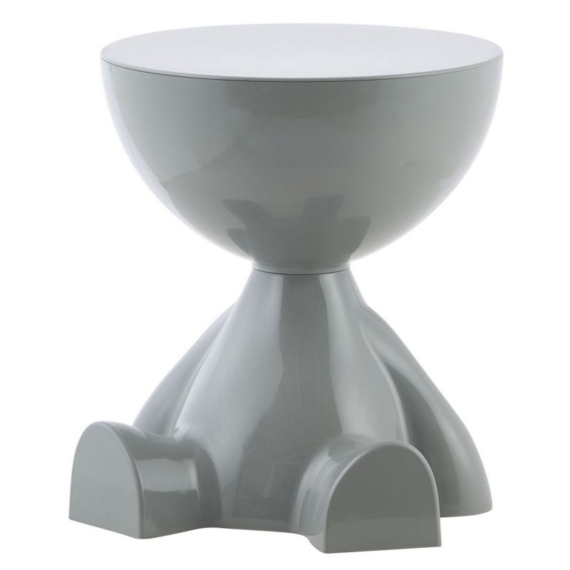 Stolik Pomocniczy Rodi Howhomely Plastikowy Szary Minimalistyczny Dziecięcy 36,5X41 Cm 1 Szt.