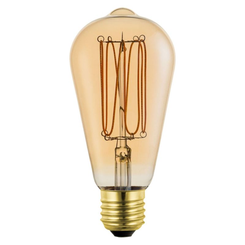 Żarówka Sanico Goldlux LED E27 filament ST64 4W DecoVintage Amber 1800K - 1 szt.