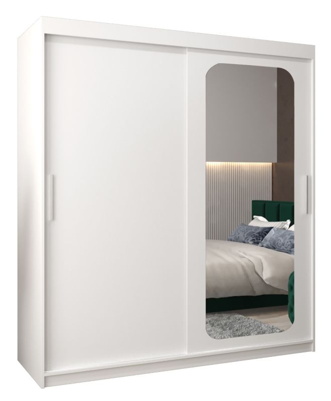 Szafa przesuwna Garderoba Abiks PROMO T2 180 biały/biały 1 szt.