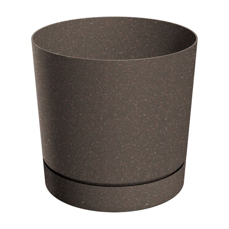 Doniczka Prosperplast Tubo P Eco Wood 24 cm kawa