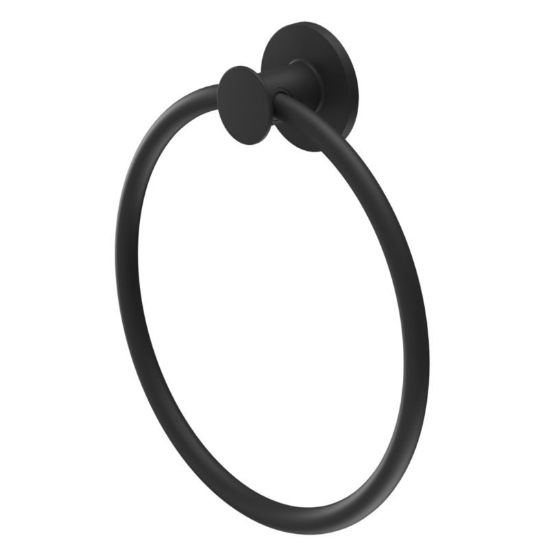 Wieszak na ręcznik obręcz GoodHome Cavally czarny