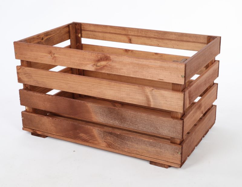 Skrzynka drewniana MODO24 impregnacja brązowa duża modułowa 64x38 cm 1 szt.