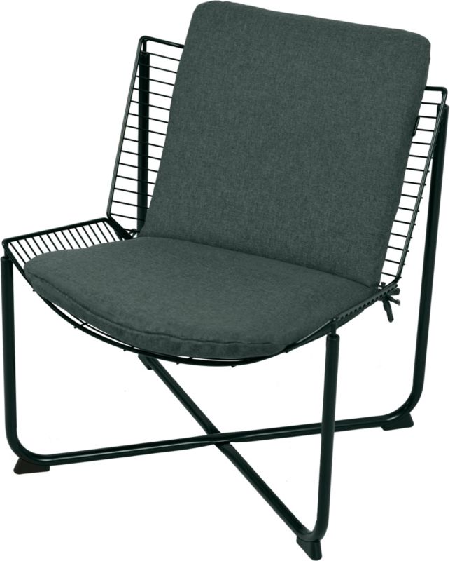 Poduszka na fotel metalowy AMPO IKEA ciemny szary melanż 1 szt.