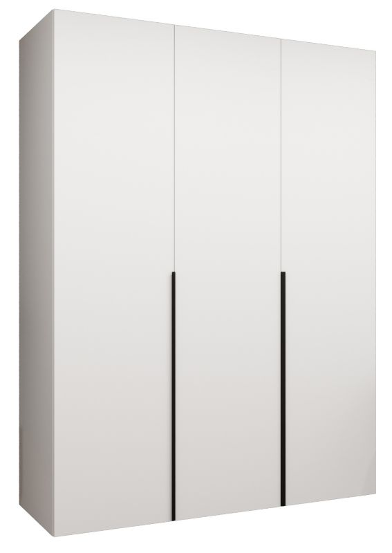 Szafa uchylna otwierana ALICANTE 1 150 wys 202 cm Biały + Czarny 1 szt