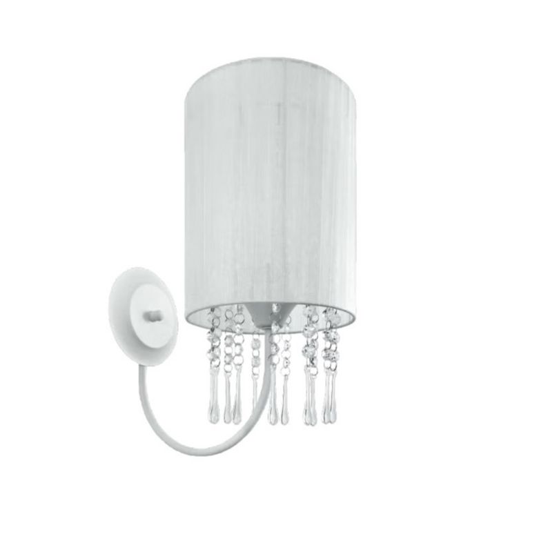 Kinkiet ścienny Lampex Wenecja biały 1 x E27 x 60W IP20 wym: 30 x 18 x 18 cm - 1 szt.