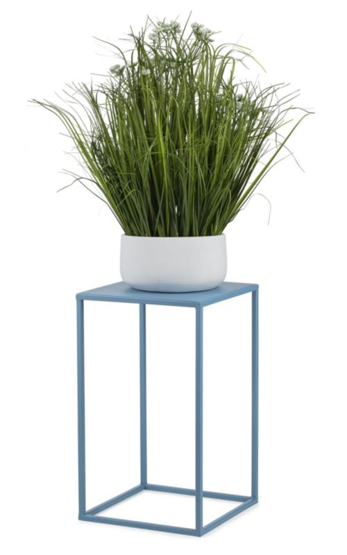 Kwietnik stojący Spring HowHomely Metalowy Błękitny 24x40 cm 1 szt.