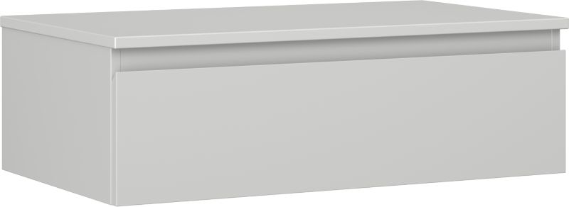 Elegancka szafka podumywalkowa Mexen Orio szary mat 80 cm 1 szuflada 1 szt.