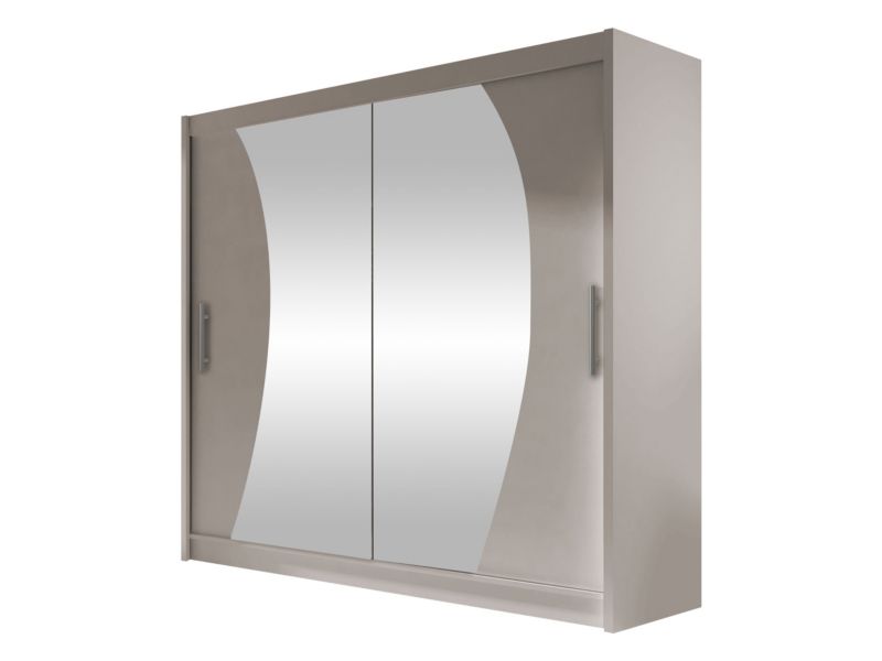 Szafa MIRJAN 24 z drzwiami przesuwnymi London IX kaszmir/lustro 1 szt.